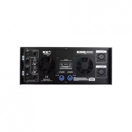 KV2 Audio ESR3000mkII Wzmacniacz, kontroler systemu ESR 2x1300W tri-amp